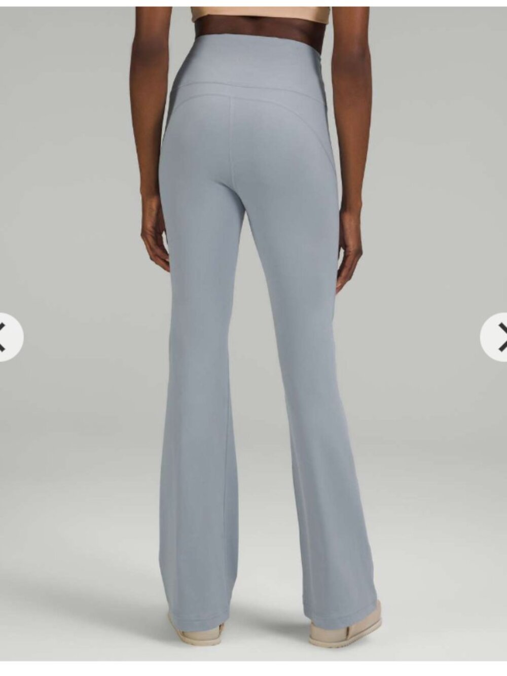 Lululemon Groove Super-High-Rise Flared Pant Nulu Chambray NWOT size 20